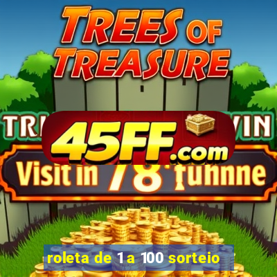 roleta de 1 a 100 sorteio